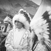 Cover image of Unknown Indigenous man in regalia
